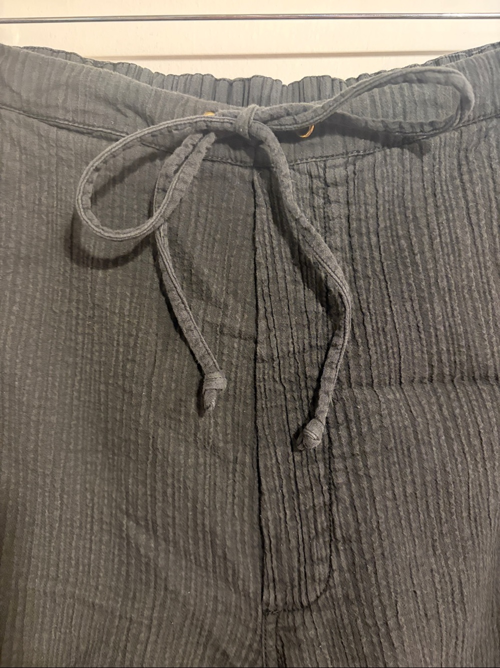PILCRO Balloon Jogger Pants Navy Blue LARGE Anthropologie - Picture 2 of 8